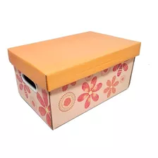 Caixa De Papelão Organizadora Pequena - G13p Cor Floral
