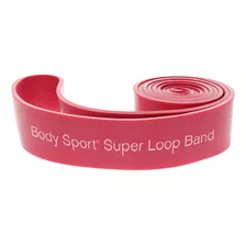 Body Sport Super Loop Band - Banda De Gran Resistencia, Rojo