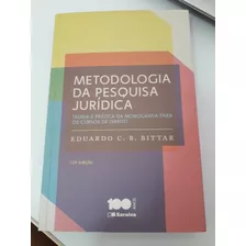 Livro Metodologia Da Pesquisa Jurídica 