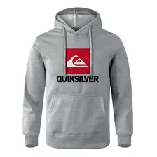 Blusa Frio Moletom Quiksilver Skate Surf Masculina Com Capuz