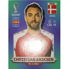 Lamina De Christian Eriksen (den12) Mundial Qatar 2022 Panin