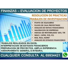 Finanzas Evaluacion De Proyectos - Prácticas
