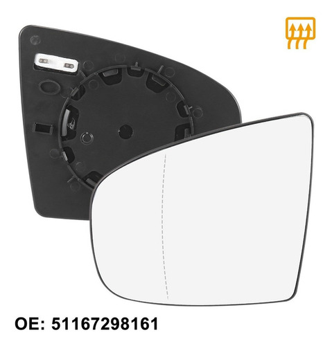 Luna Espejo Izquierdo Para Bmw X5 2007-2013 X6 2008-2014 Foto 6