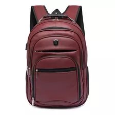 Mochila Espaçosa Executiva Trabalho Masculina Cabo De Aço