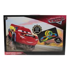 Pista Mágica Rayo Mcqueen Cars 135pzs 1car Dos Vueltas 71713