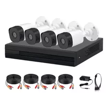 Kit 4 Camaras Bullet Y Dvr Alta Definicion Wizsense