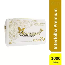 Papel Toalha Interfolha Premium Branco 100% Banheiro 1000fls