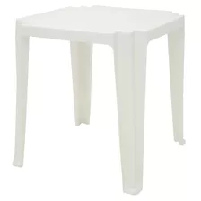 Mesa Para Área Externa Tramontina Tambaú De Polipropileno - Branco