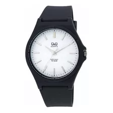 Reloj Q&q Analogo De Hombre Vq66j001y Color De La Correa Negro Color Del Bisel Negro Color Del Fondo Blanco