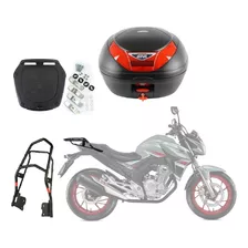 Kit Givi Bau E350n +suporte Sr1147 Honda Cb250 Twister 16-20