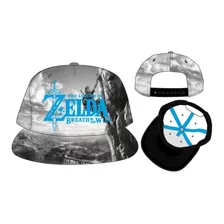 Gorros Snapback Original Zelda - Gris Botw - Xuruguay