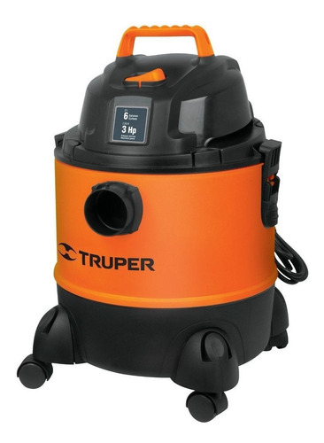 Aspiradora Truper Asp-06 23l  Naranja Y Negra 120v 60hz