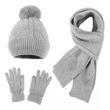 Gorro De Punto G Scarf Para Hombre Y Mujer, Guantes Cálidos