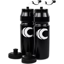 Cannon Sports - Botella De Agua Exprimible De 1 Litro Con Ta