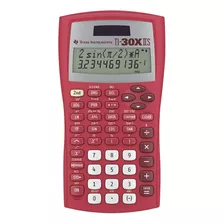Calculadora Científica Texas Instruments 30xiis/tbl/1l1 Rojo