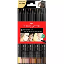 Lápis De Cor Faber Castell X12 Super Soft Skin Tone