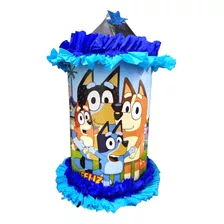 Piñata Perro Bluey Cilindro