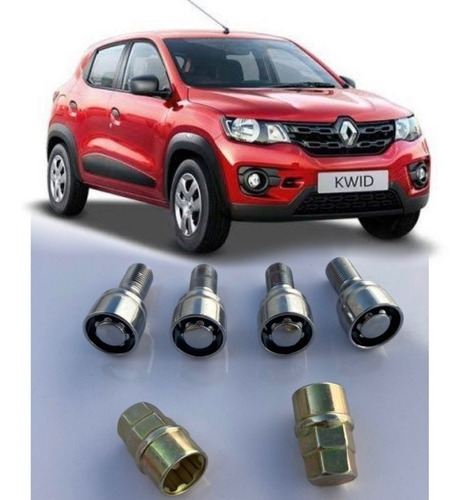 Birlos Seguridad Renault Kwid 2019-2020-2021-2022 2 Llaves Foto 2