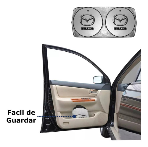 Protector Cubresol Plt Con Ventosas Mazda Cx30 2024 Foto 10