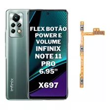 Cabo Flex Botões Power Volume Para Infinix Note 11 Pro X697