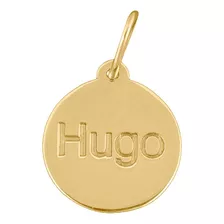 Pingente De Ouro 18k Com Nome Personalizado Cor Amarelo