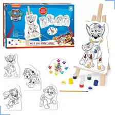 Super Kit Pintura Patrulha Canina Com Telas - Nig Brinquedos