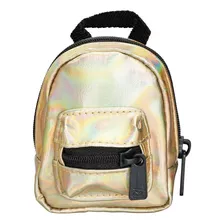 Minimochilas Real Littles Backpack - Dourado