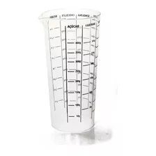 Copo De Medida Graduado Simples Transparente 500ml 