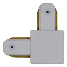 Conector Emenda L 90 Graus Branco/preto Trilho Eletrificado