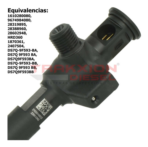 Inyector Diesel 2.0l Hdi Peugeot 28602948 9674984080 Foto 5