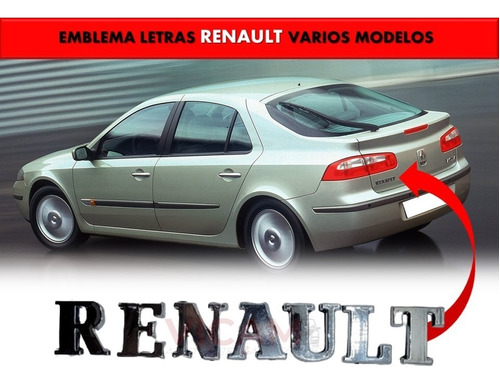Emblema Para Cajuela Compatible Con Renault Varios Modelos Foto 2