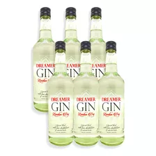 Dreamer Gin London Dry Four Destilations 750ml Caja X6u