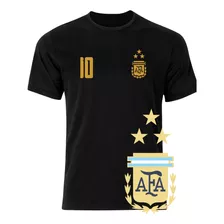 Camiseta Argentina 10 Con El Nro Delantero Que Elijas