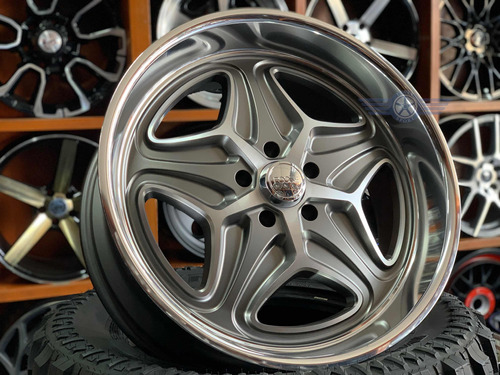 Rines 22 Foose Merlot 5-127 Chevrolet Silverado Precio Par Foto 2