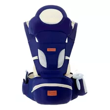 Portabebes Ergonomico Con Soporte Y Bolso Azul