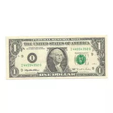 Estados Unidos - 1 Dólar 1995 Selo Verde Série I 347, Sob/fe