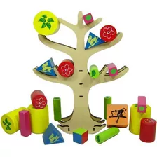 Jogo Árvore Do Equilíbrio - Madeira - Multicolorido - New Ar