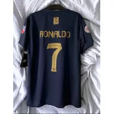 Camiseta Cristiano Ronaldo Al Nassr 7 2023 Azul Oscuro