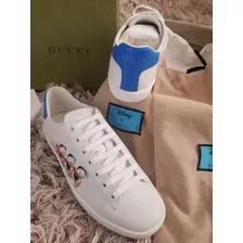 Edição Limitada Tênis Gucci Disney Ace Donald Ducks - Fem