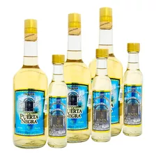 Tripack Tequila Puerta Negra Joven 1l + Pacha 250ml