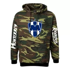 Sudadera Mod Liga Mx Rayados De Monterrey Colores