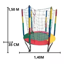 Cama Elástica Infantil 1,50 Residencial