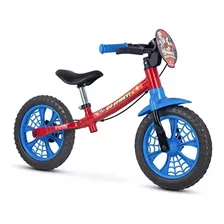 Bicicleta Balance Infantil Nathor Balance Bike Aro 12 Freio Tambor Cor Vermelho