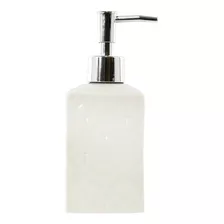 Porta Sabonete Líquido Saboneteira Branco Quadrado 360ml