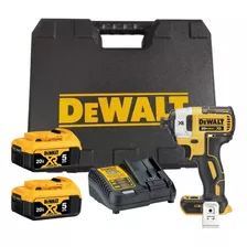 Atornillador De Impacto Inalambrico Xr + Baterias 5ah Dewalt