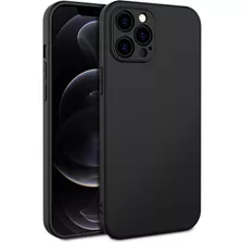 Funda Para iPhone 12 Pro Max, Negro/delgada/protectora