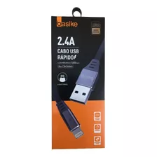 Cabo Carregador Rápido Usb Lightning Para iPhone Basike 1m 