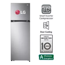 Refrigeradora LG 264lt Top Freezer Con Door Cooling Gt26bpp Color Plateado