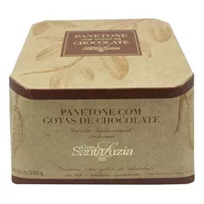 Panetone Com Gotas De Chocolate Casa Santa Luzia 500g