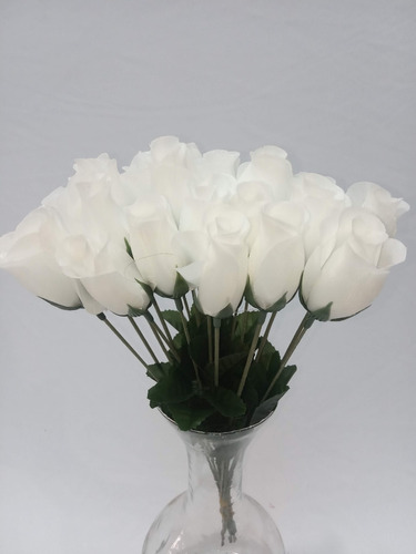 35 Botões De Rosas - Cores Variadas - Flores Artificiais